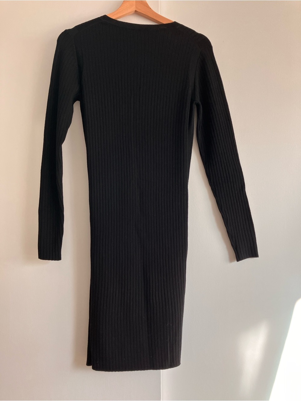 Everlane ribbed wool jersey dress Medium